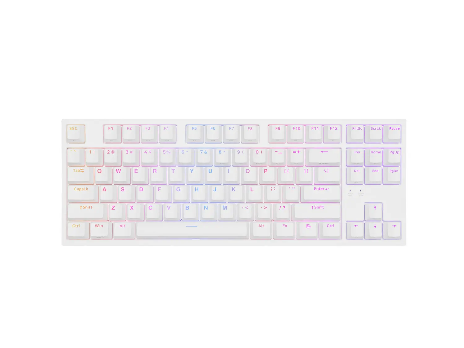 Genesis THOR 404 herní mechanická klávesnice Gateron Yellow Pro/US layout/Bílá