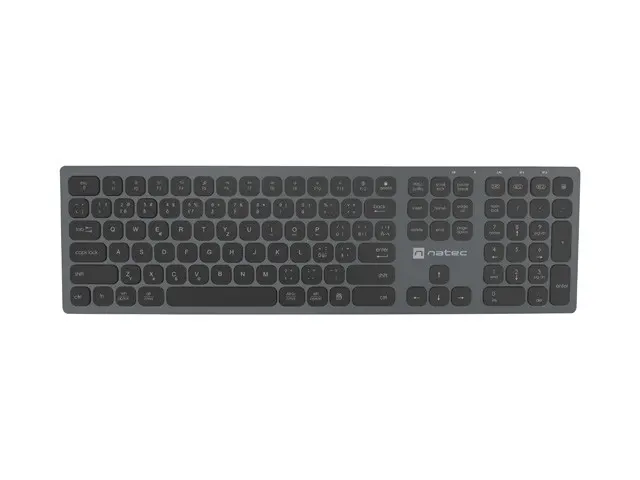 Natec klávesnice DOLPHIN/Bezdrátová Bluetooth/CZ-SK layout/Šedá NKL-1977