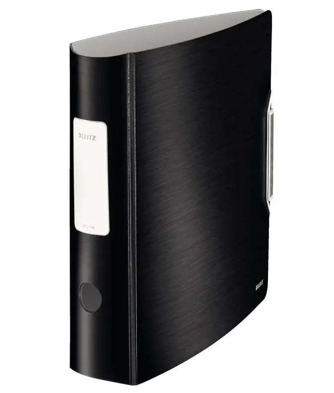 Mobilní pořadač LEITZ 82mm ACTIVE Style A4 - Saténově černá