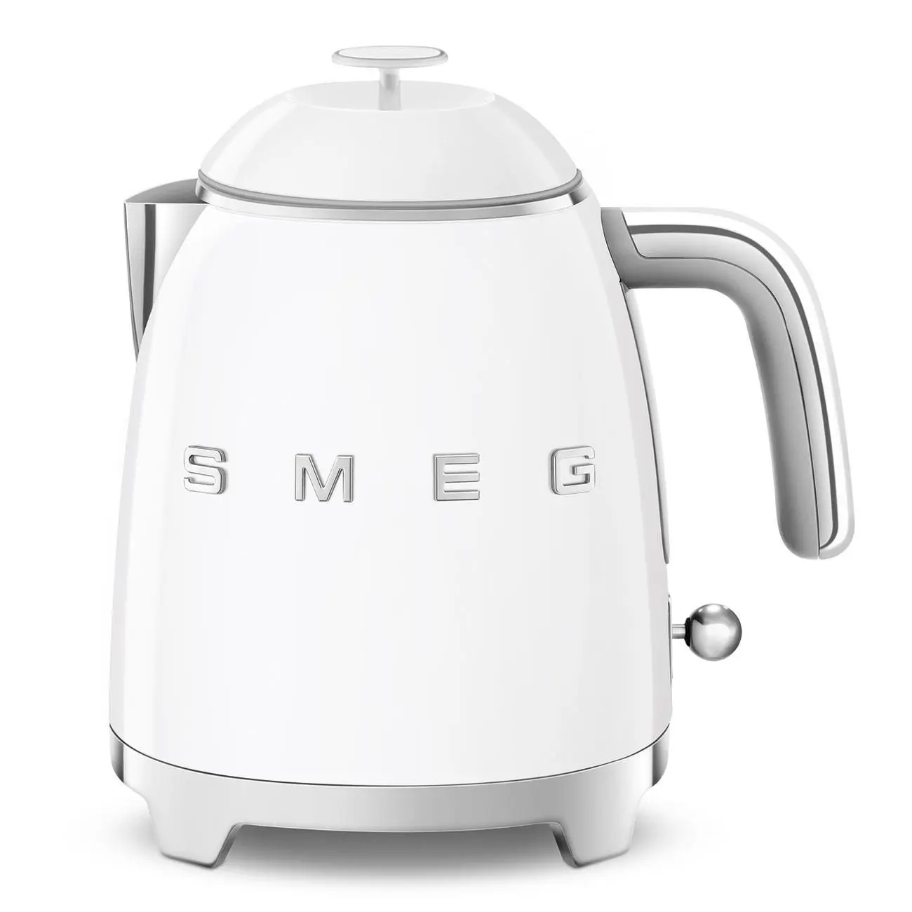 Smeg KLF05WHEU, mini rychlovarná konvice, 0, 8 l / 3 šálky, 1400 W, styl 50. let, bílá
