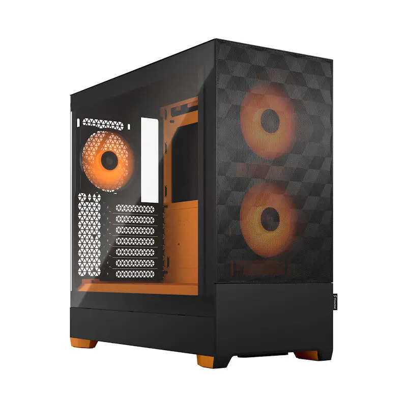 Fractal Design Pop Air RGB Orange Core TG Clear Tint