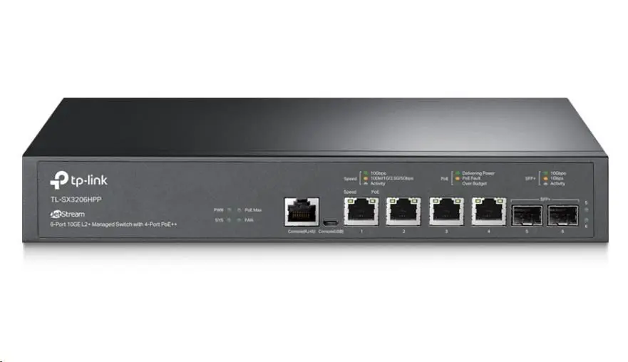 TP-Link TL-SX3206HPP 4x10G 2xSFP+ L2+ POE++