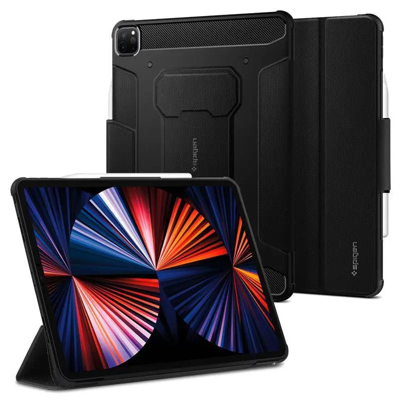 Spigen Rugged Armor kryt Apple iPad Pro 12.9" (2021) černý