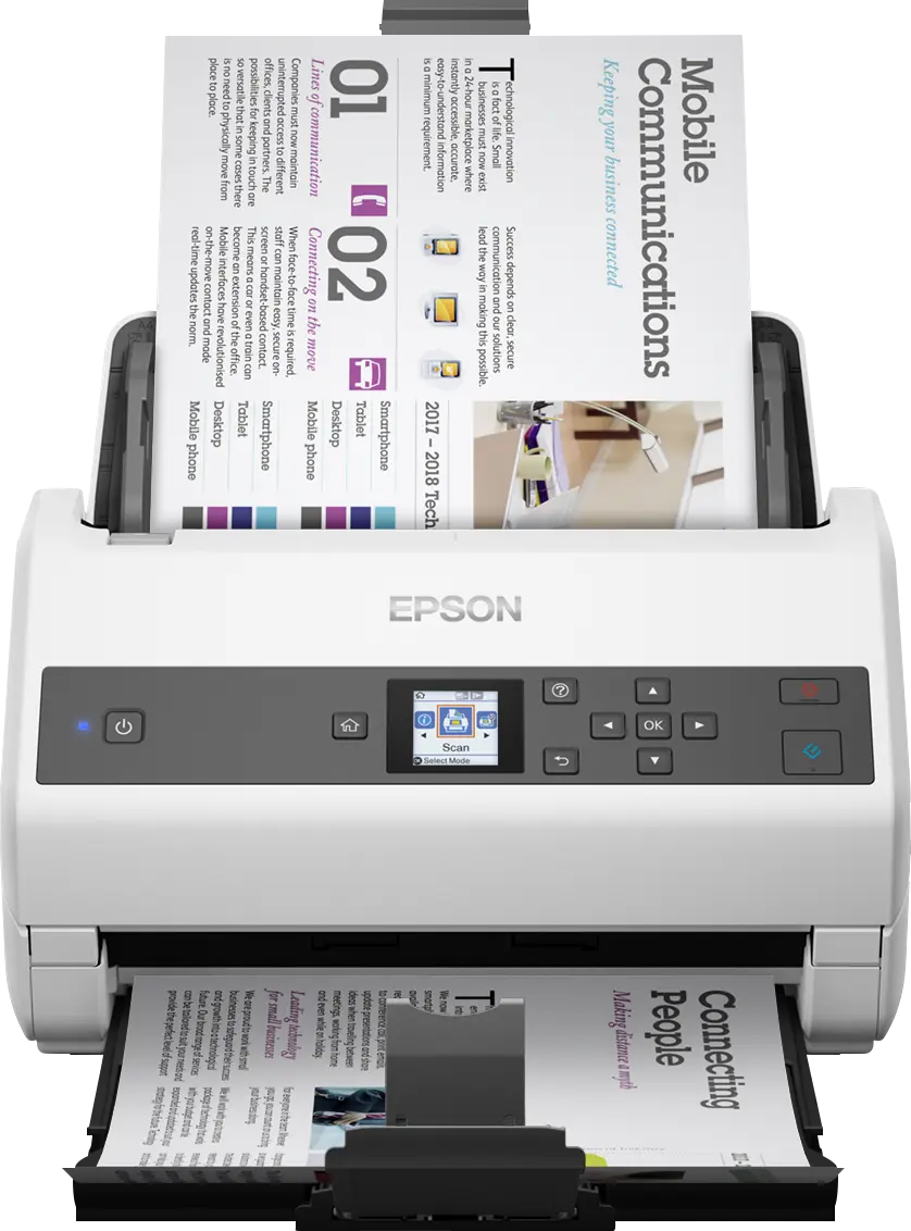 Epson WorkForce DS-870, A4, 600 dpi, USB