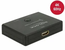 Delock HDMI 2 - 1 obousměrný Switch 4K 60 Hz