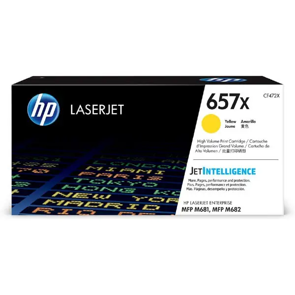 HP 657X High Yield žlutá LJ Cartridge, CF472X CF472X