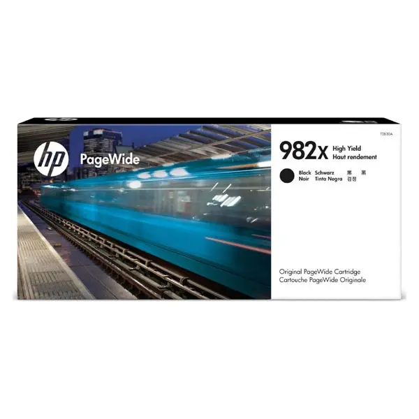 HP 982X High Yield Black Original PageWide Cartridge (20,000 pages) T0B30A