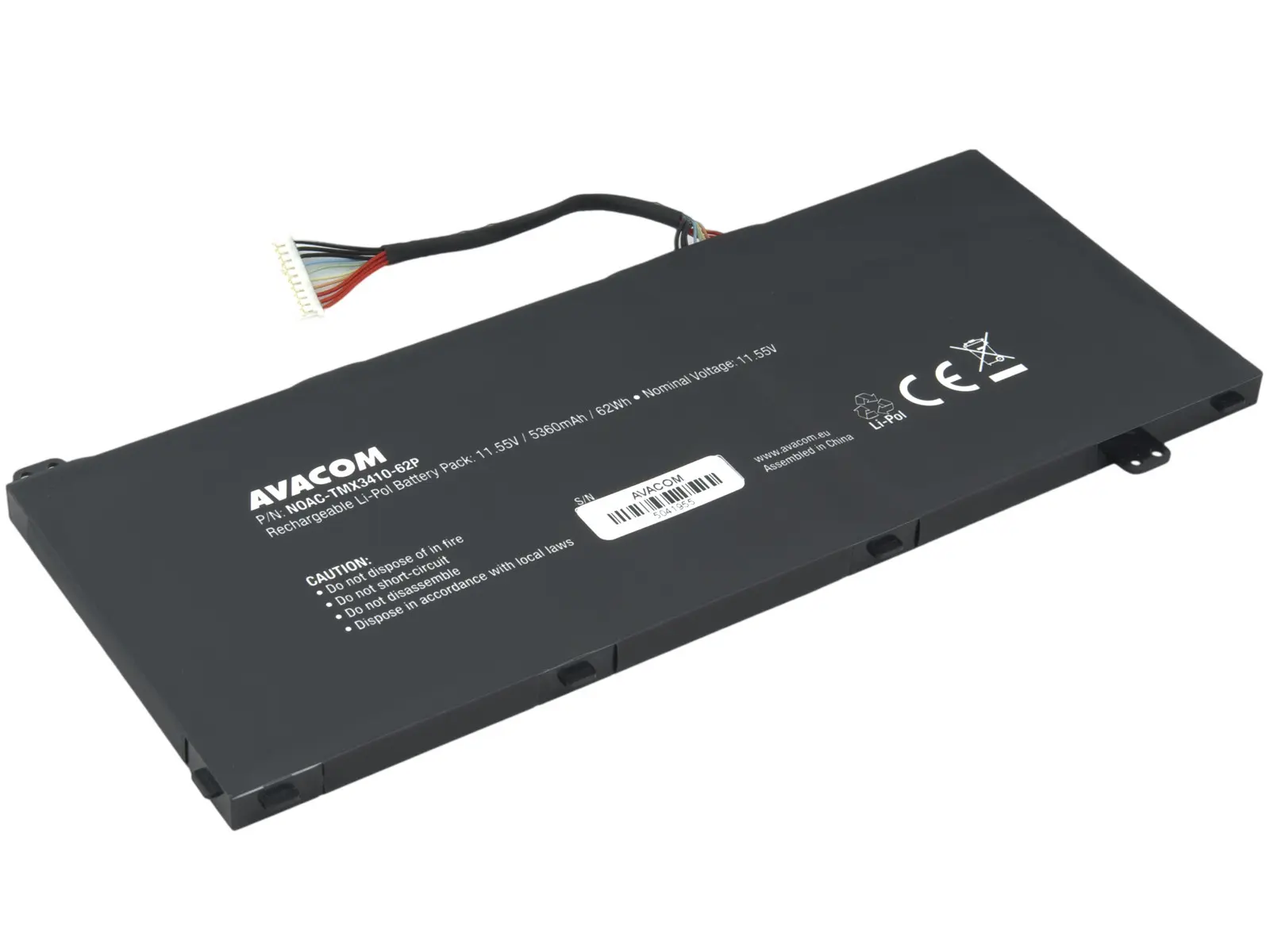 Baterie AVACOM pro Acer TravelMate X3, Aspire A5 514 Li-Pol 11,55V 5360mAh 62Wh