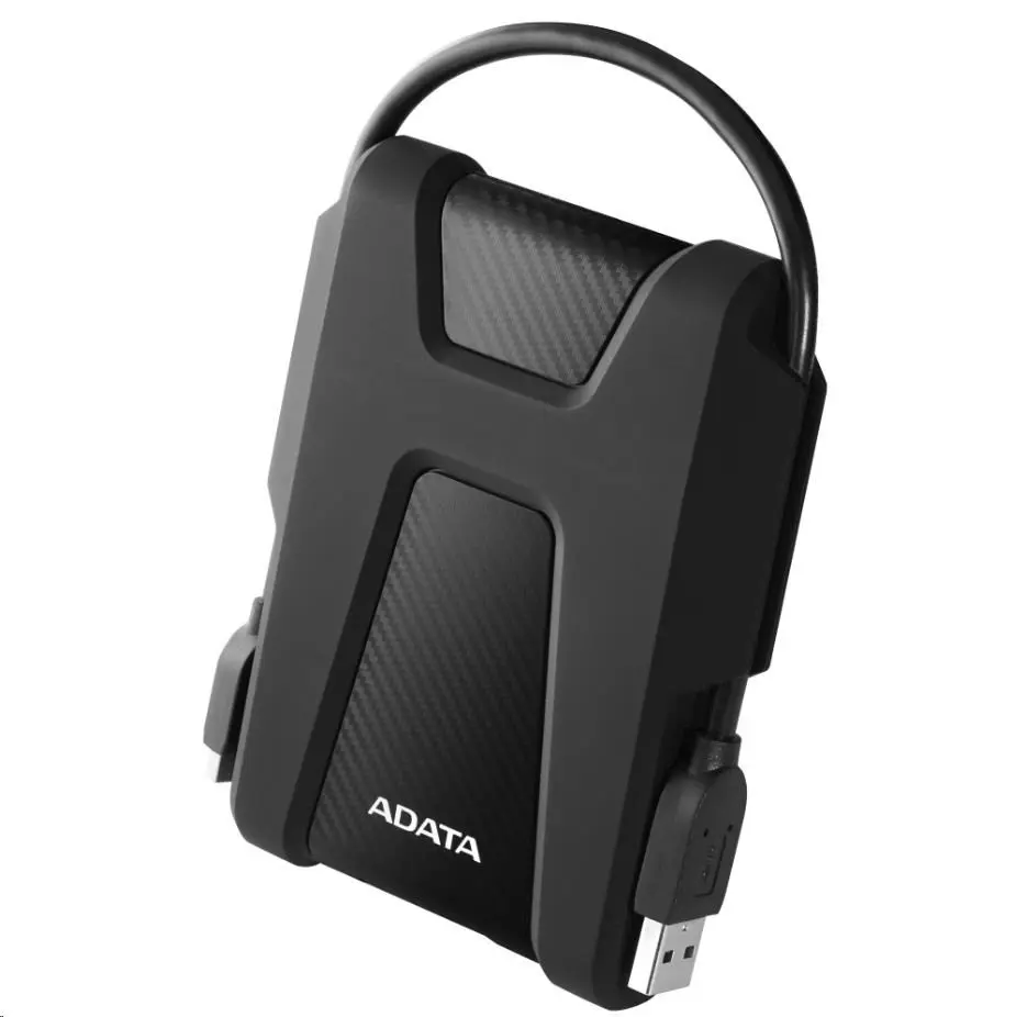 ADATA Externí HDD 1TB 2,5" USB 3.1 AHD680, černý (gumový, nárazu odolný) AHD680-1TU31-CBK