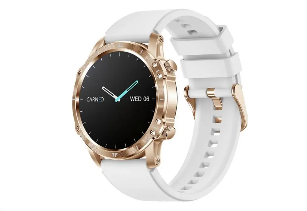 CARNEO Adventure HR+ 2nd Gen/Rose Gold/Sport Band/White