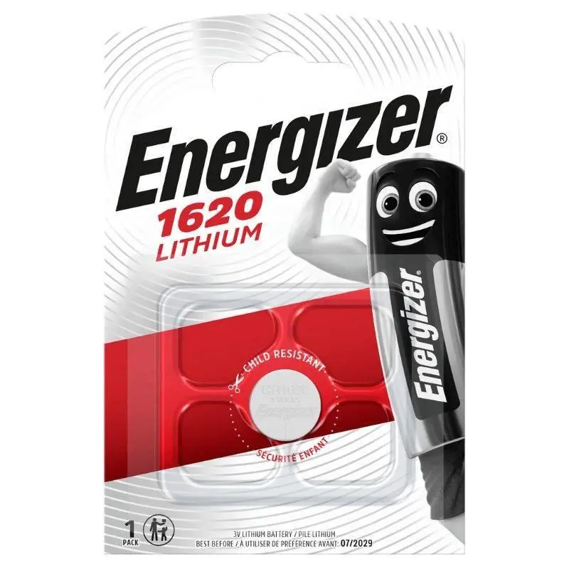 Speciální knoflíková baterie Energizer Lithium CR1620