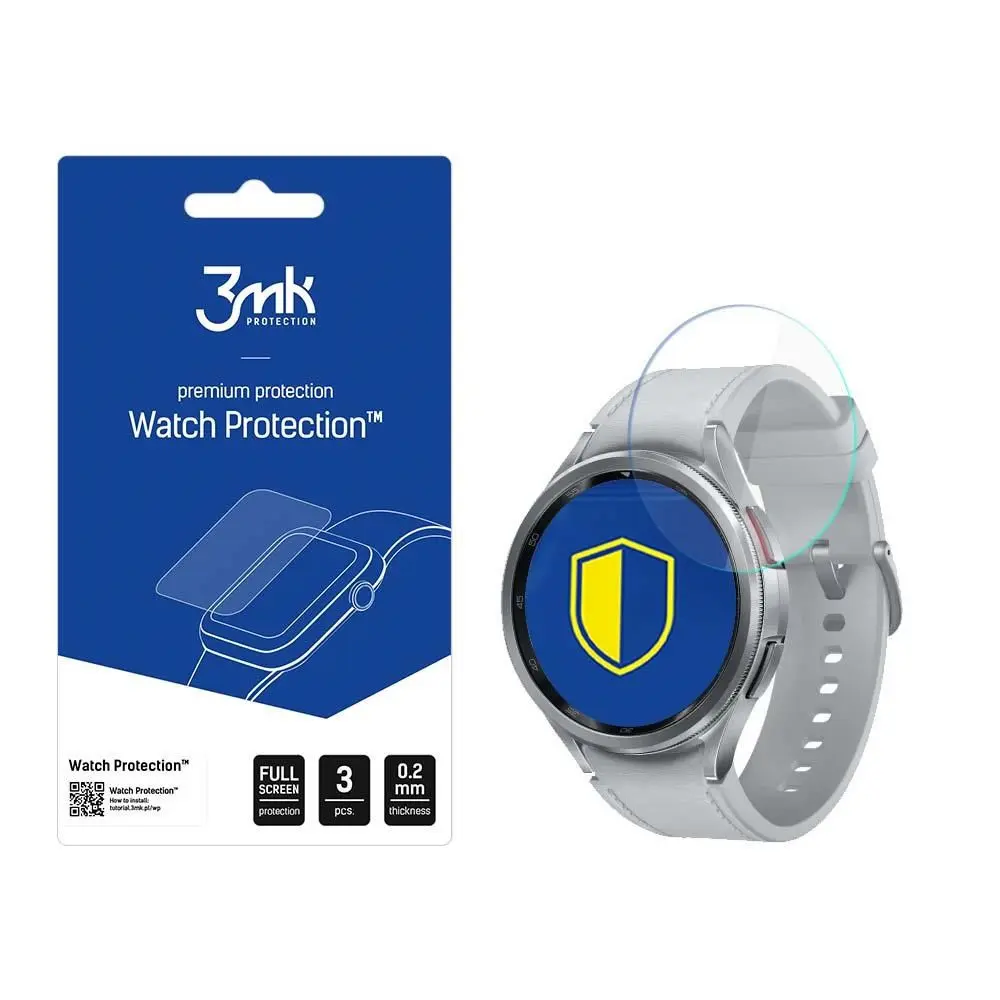 3mk hybridní sklo Watch Protection FlexibleGlass pro Samsung Galaxy Watch6 Classic 47mm