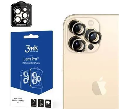 3mk Lens Protection Pro pro Apple iPhone 15 Pro Max, Dark Gold