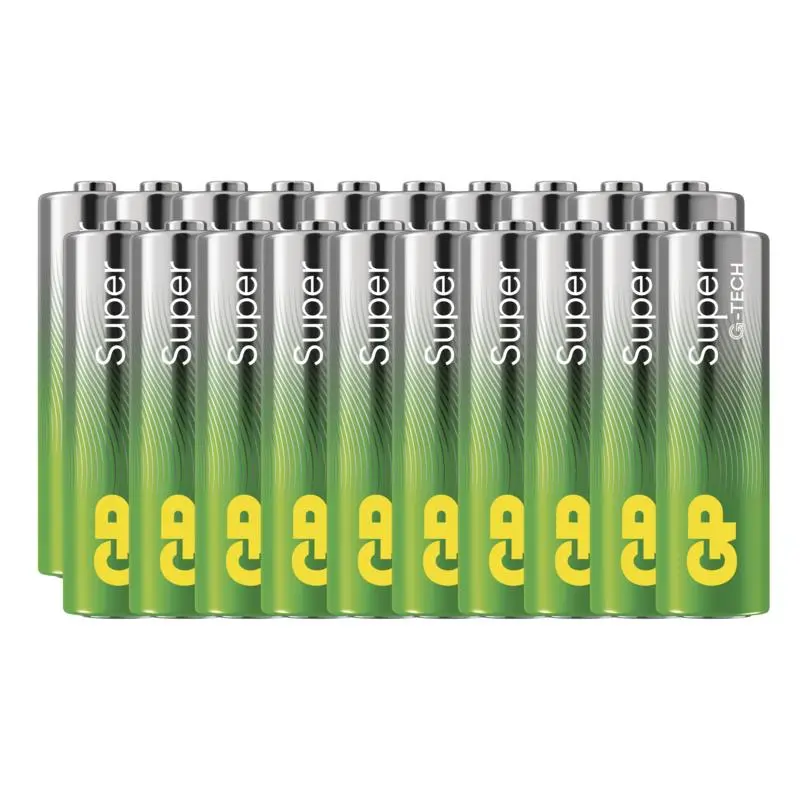 EMOS Alkalická baterie GP Super AA (LR6), 20 ks B0120L