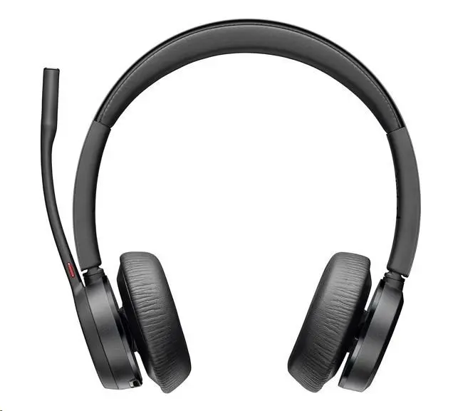 Poly Voyager 4320 bezdrátová náhlavní souprava, BT700 USB-C adaptér, stereo, nabíjecí stojánek