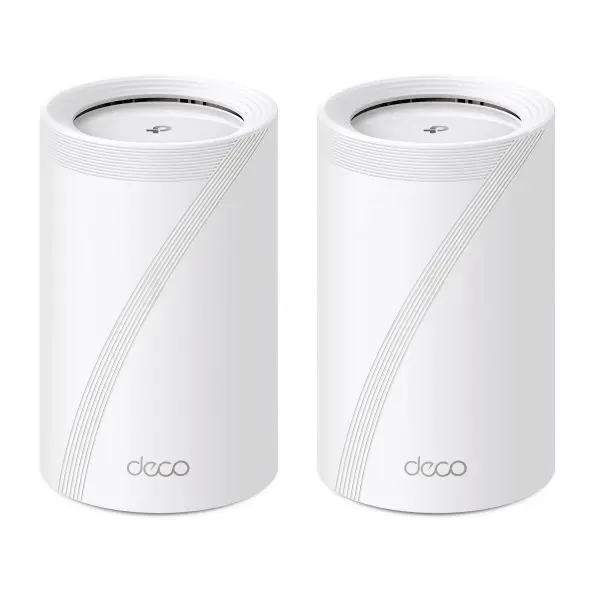 TP-Link Deco BE65(2-pack) BE9300 Třípásmový systém Mesh WiFi 7 pro celou domácnost, 4x 2.5GLAN, USB, 2,4/5/6GHz, HomeShield