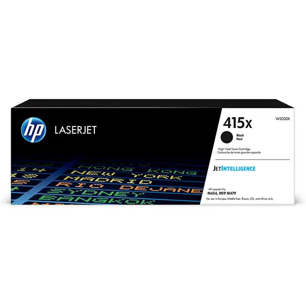 HP 415X Black LaserJet Toner Cartridge, W2030X