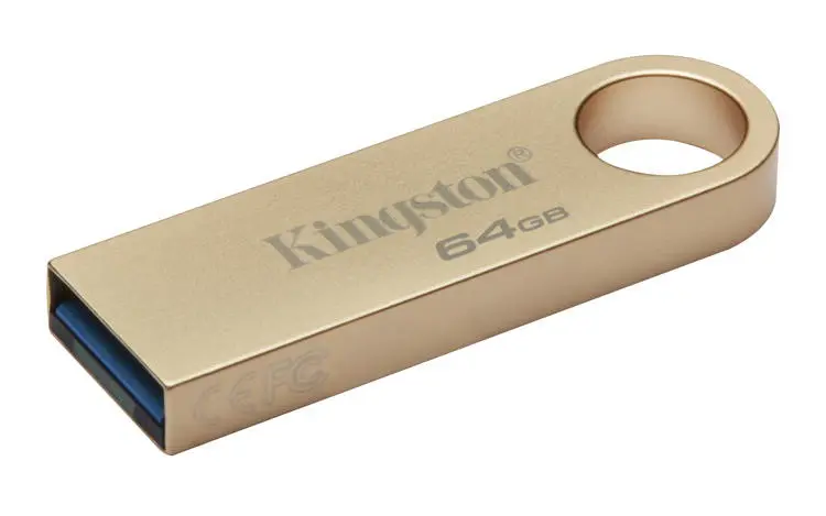 KINGSTON DataTraveler SE9 G3/64GB/USB 3.2/USB-A/Zlatá DTSE9G3/64GB