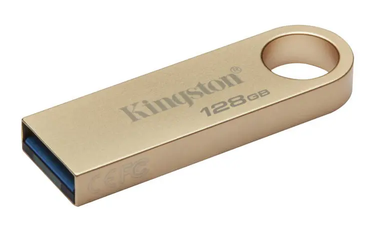 KINGSTON DataTraveler SE9 G3/128GB/USB 3.2/USB-A/Zlatá DTSE9G3/128GB