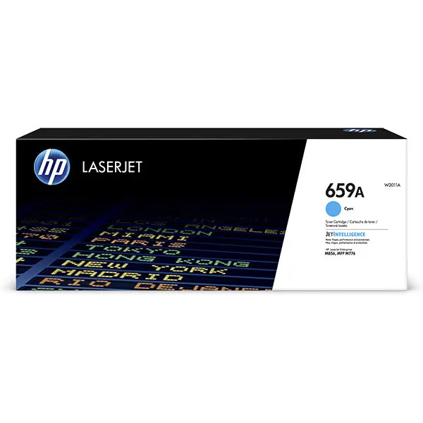 HP 659A Cyan Original LaserJet Toner Cartridge (13,000 pages) W2011A