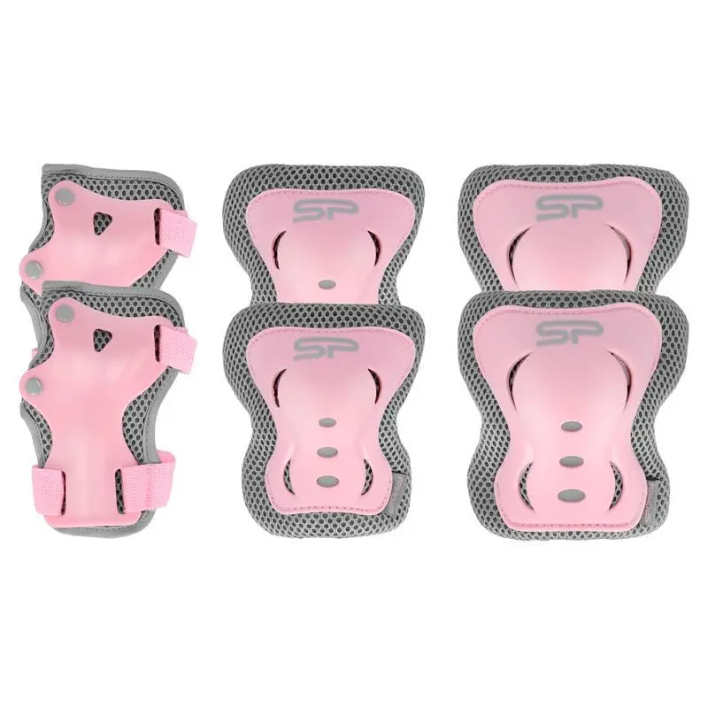 Set chráničů SP PROTECTOR, růžovo-šedé, S