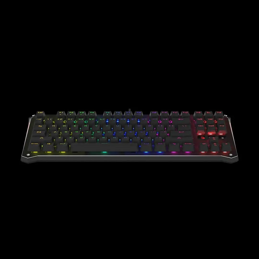 A4tech Bloody Klávesnice B930, herní klávesnice, mechanická, drátová, Orange Switch, CZ/SK, Černá