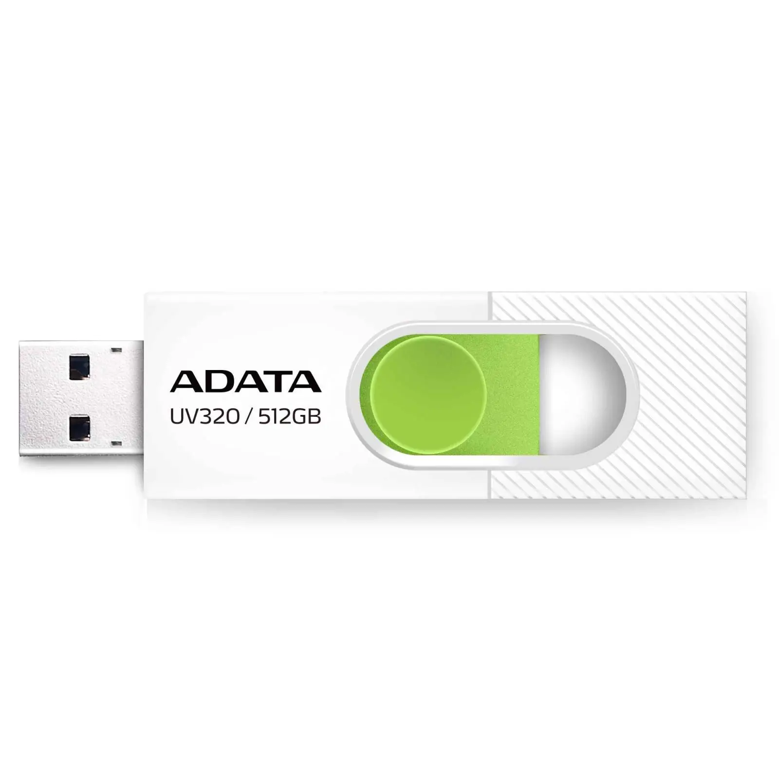 ADATA UV320/512GB/USB 3.2/USB-A/Bílá AUV320-512G-RWHGN