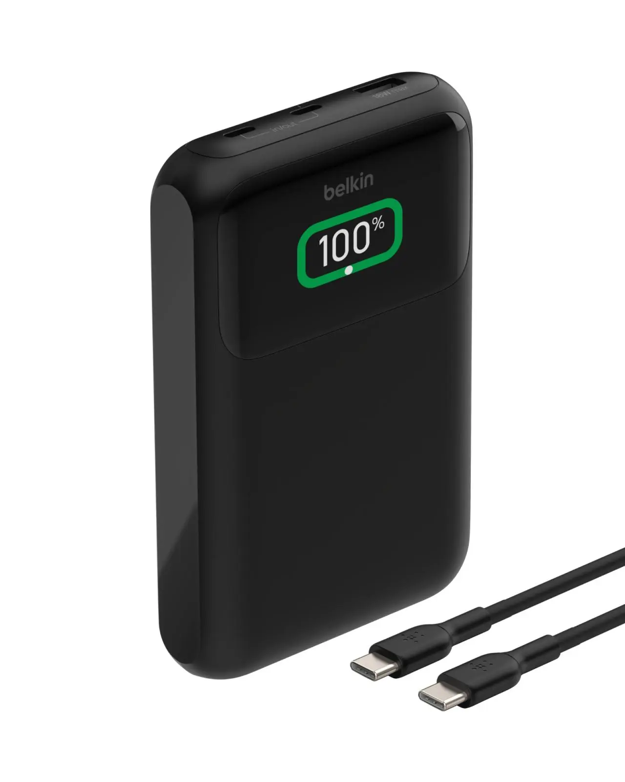 Belkin BOOST CHARGE USB-C Power Delivery PowerBanka, 20000mAh, 65W, s displejem, černá