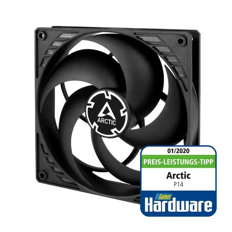 ARCTIC P14 Pro PST (5 pack) - 140mm PWM ventilátor s rozdělovačem kabelů
