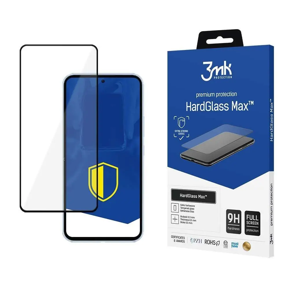 3mk tvrzené sklo HardGlass MAX Black pro Samsung Galaxy A35/A55 5G