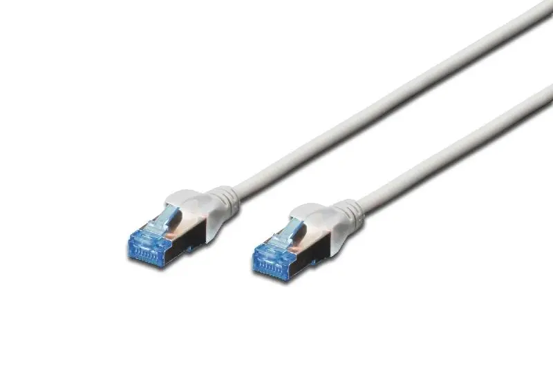 Digitus Patch Cable, SF-UTP, CAT 5e, AWG 26/7, měď, šedý 1m