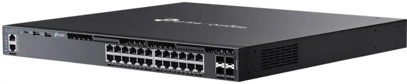 TP-Link SG6428XHP Omada 24 portový gigabitový RJ45 stackable L3 PoE+ switch, 720 W total PoE budget