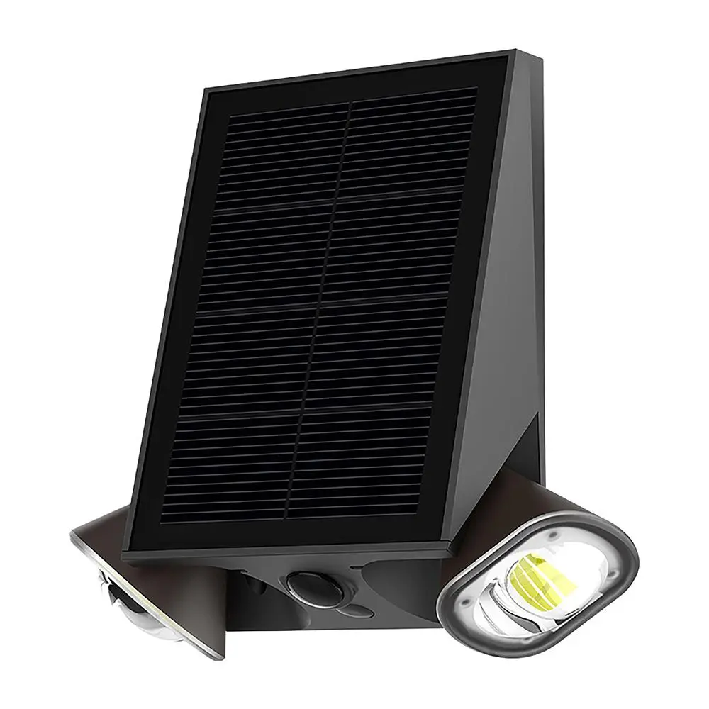 Venkovní solární LED světlo Viking SR39/Pohybový senzor/800 lm/IP44/4 režimy/denní bílá