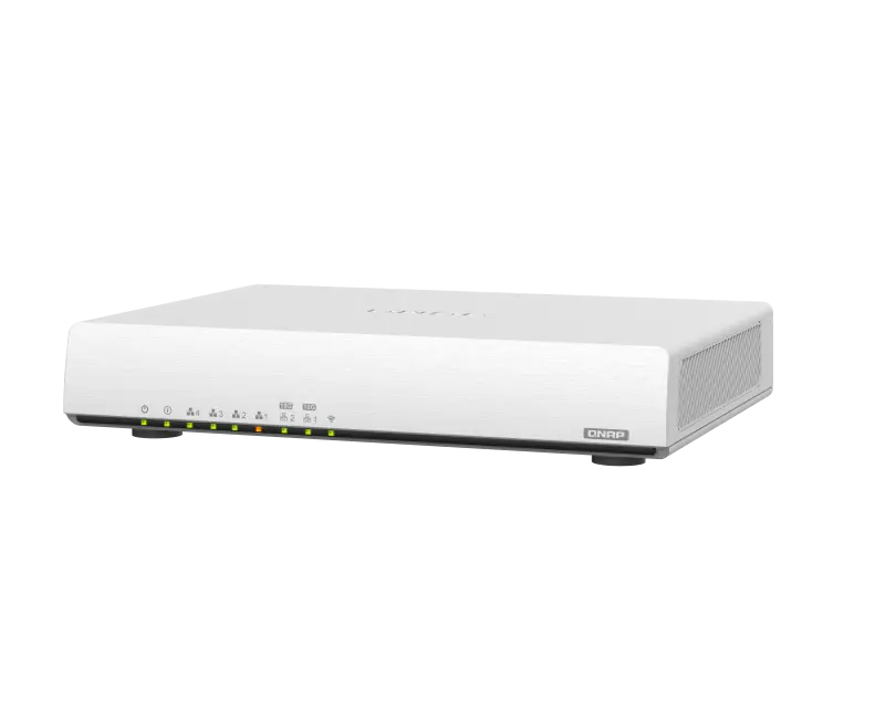 QNAP Wi-Fi 6 SD-WAN router QHora-301W (4x GbE / 2x 10GbE / 2x USB 3.2 / 8 interních antén), QHora-301W