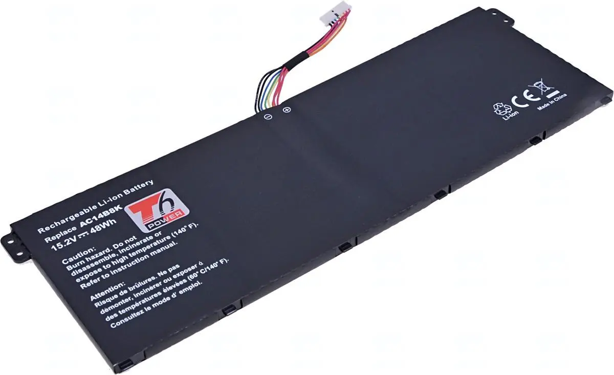 Baterie T6 power Acer Aspire ES1-311, ES1-511, E5-571, E5-721, V3-371, 3150mAh, 48Wh, 4cell, Li-ion
