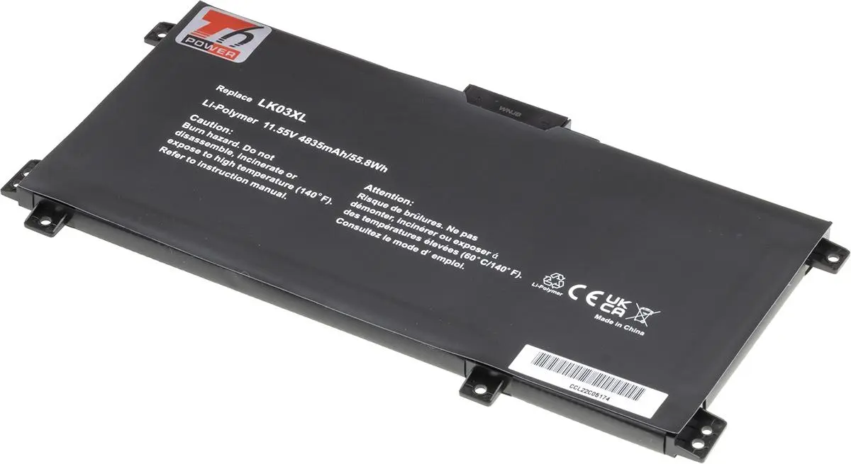 Baterie T6 Power pro HP Envy 15-bp000, 15-cn000, 17-ae000 x360 serie, 4835mAh, 55Wh, 3cell, Li-pol