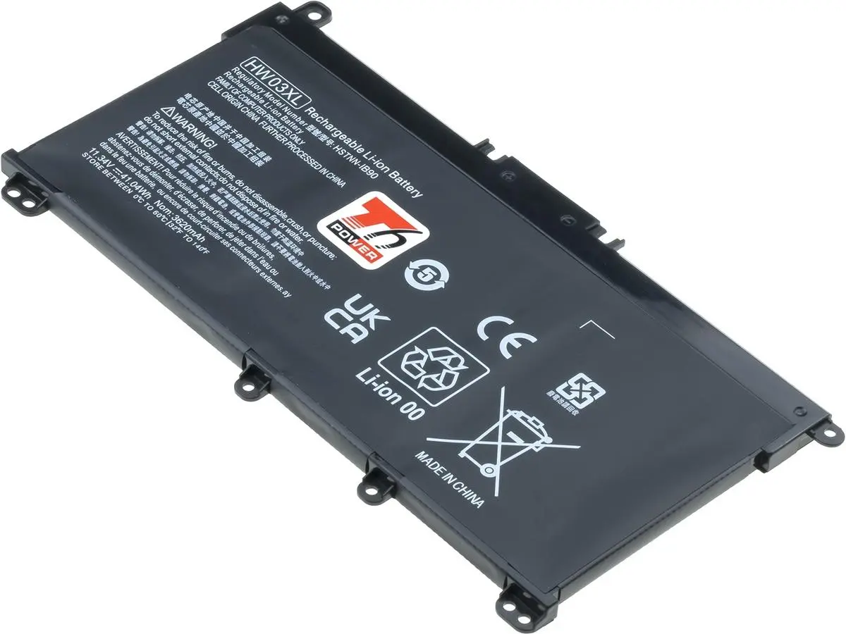 Baterie T6 Power pro HP Pavilion 15-eh0000, 15-eg0000, 17-cn0000, 250 G9, 3620mAh, 41Wh, 3cell