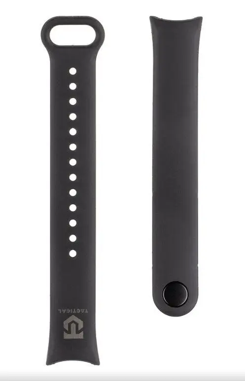 Tactical 846 Silikonový Řemínek pro Xiaomi Smart Band 8/9/10 Black