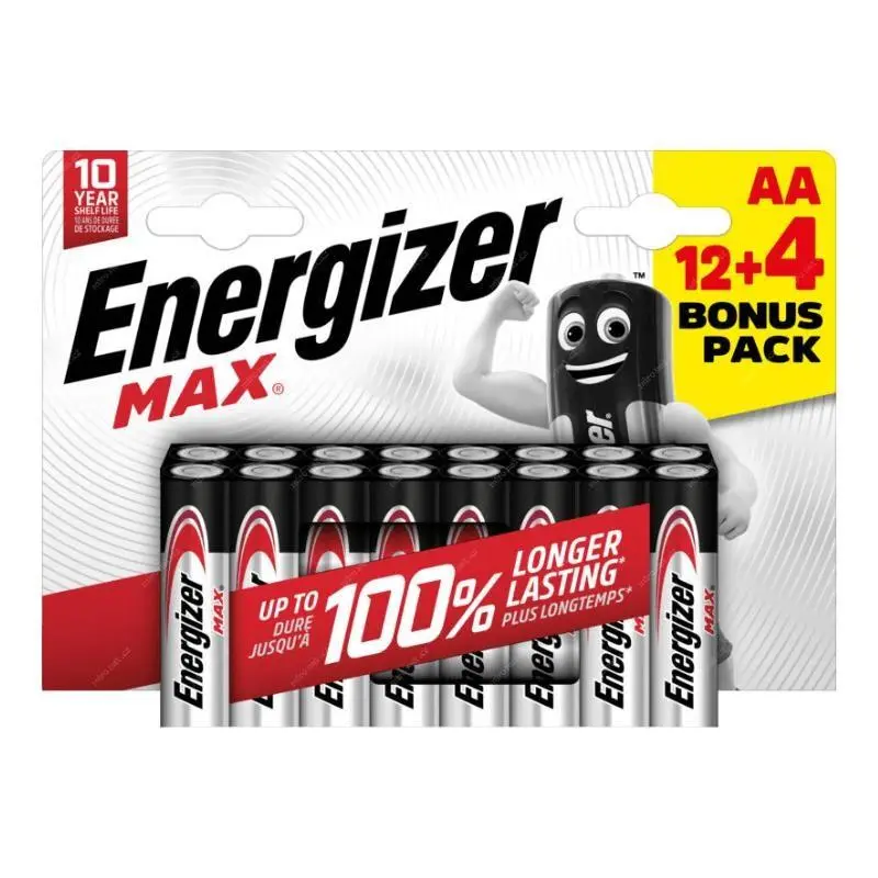 Baterie Energizer MAX AA 124 zdarma