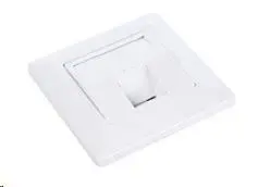 Solarix Zásuvka modulární pro 1 keystone pod omítku bílá SX9-1-0-WH