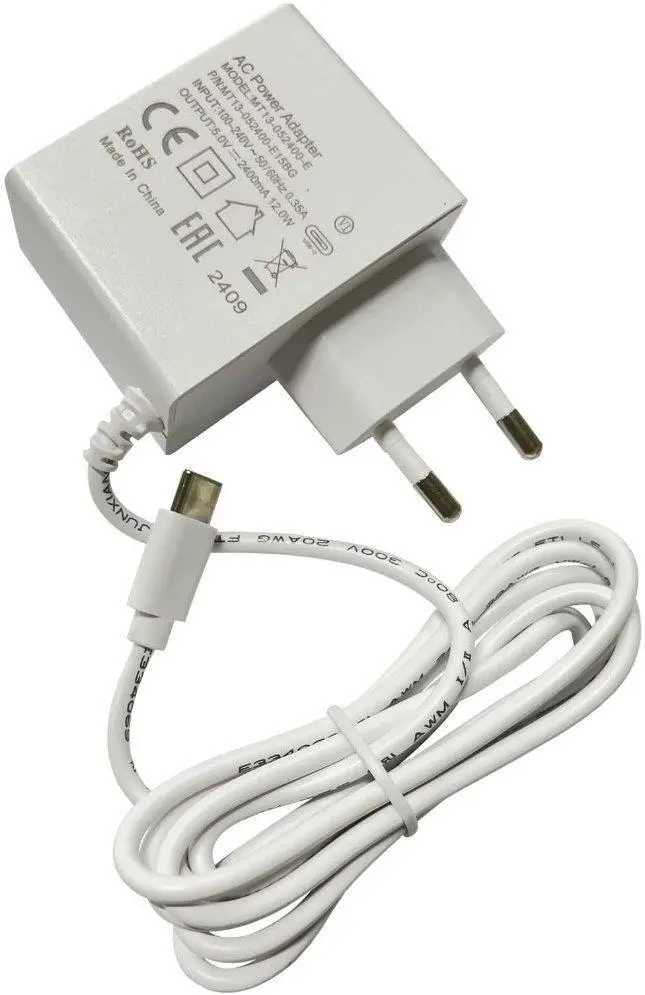 MikroTik MT13-052400-E15BG, napájecí adaptér 5V 2.4A, 12W, pro hAP ax lite