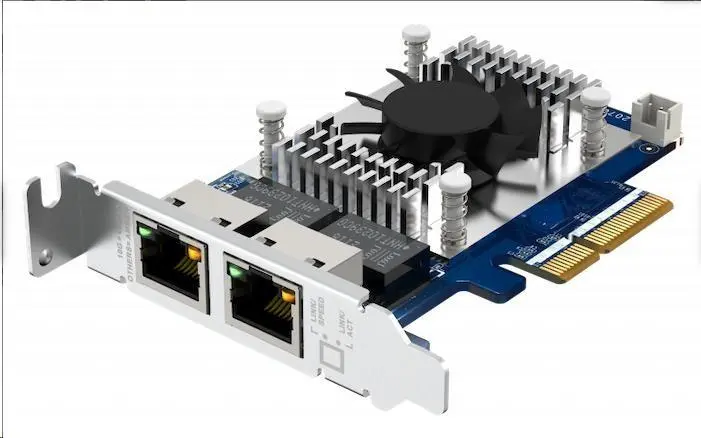 QNAP QXG-10G2T rozšiřující karta 2x 10GBASE-T pro PC i NAS