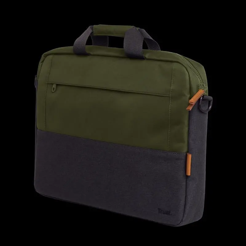 TRUST LISBOA 16" LAPTOP BAG - GREEN