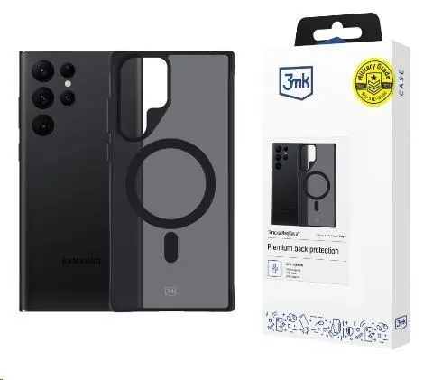 3mk ochranný kryt Smoke MagCase pro Samsung Galaxy S22 Ultra 5G