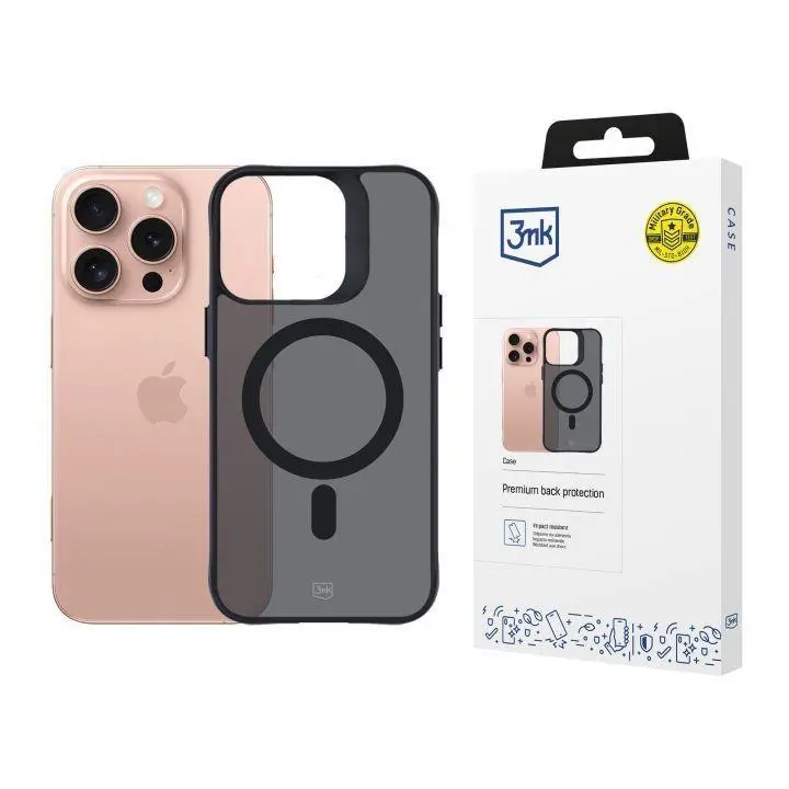 3mk ochranný kryt Smoke MagCase pro Apple iPhone 16 Pro