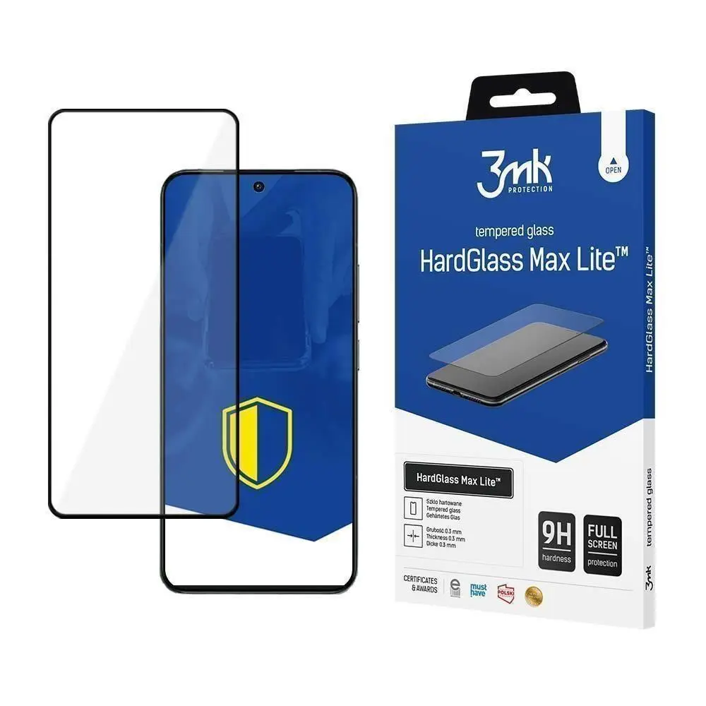 3mk tvrzené sklo HardGlass Max Lite Black pro Samsung Galaxy S24 FE