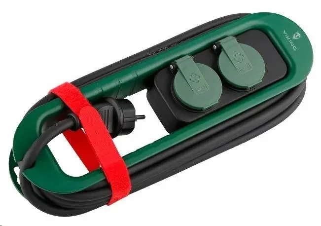 Prodlužovací kabel se zásuvkami Viking R247/Output:2xAC/IP44/venkovní použití/4,7m kabel