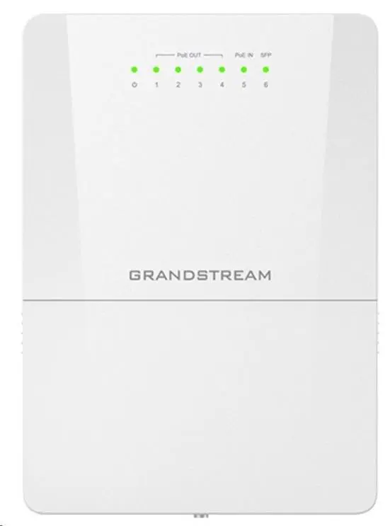 Grandstream GWN7710R venkovní L2 Lite managed switch, 5xGbE, 4xPoE+, IP66