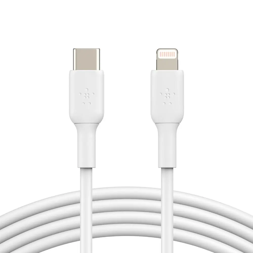 Belkin BOOST CHARGE Lightning/USB-C kabel, 1m, bílý