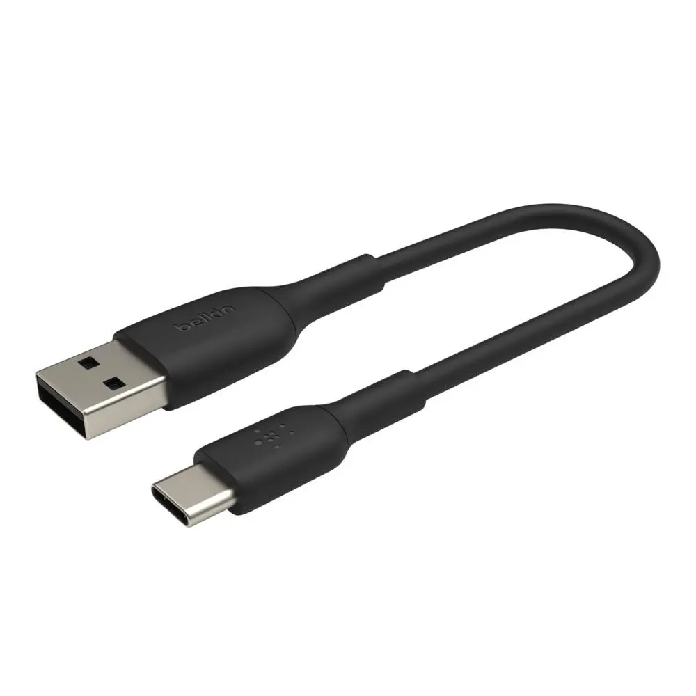 Belkin BOOST CHARGE USB-C/USB-A kabel, 15cm, černý